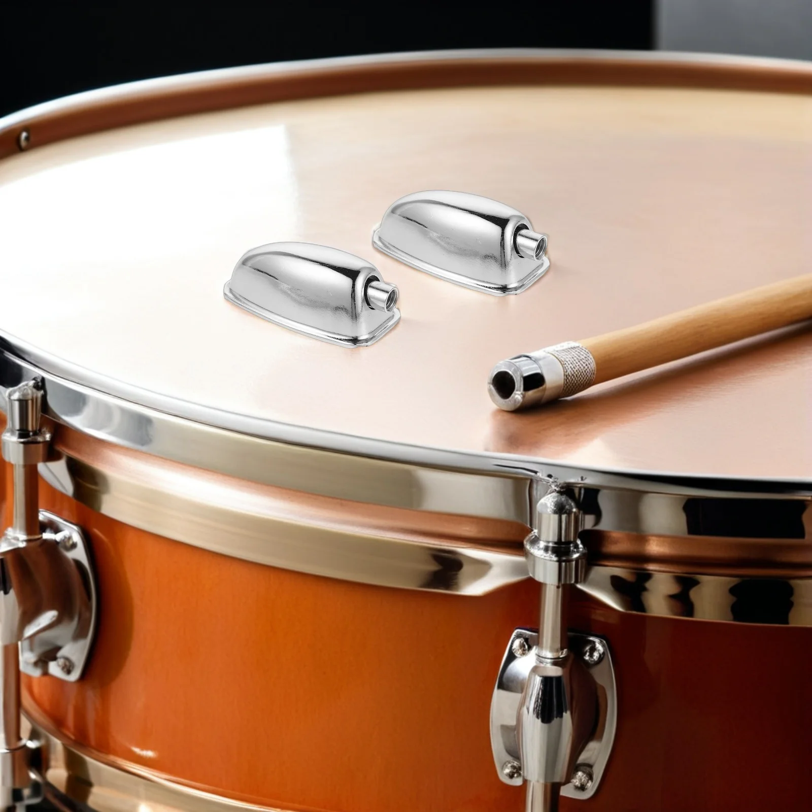 

10Pcs Triangle Drum Ears Metal Snare Drum Lugs Durable Finish High Wear Resistance Easy Installation Snare Lugs