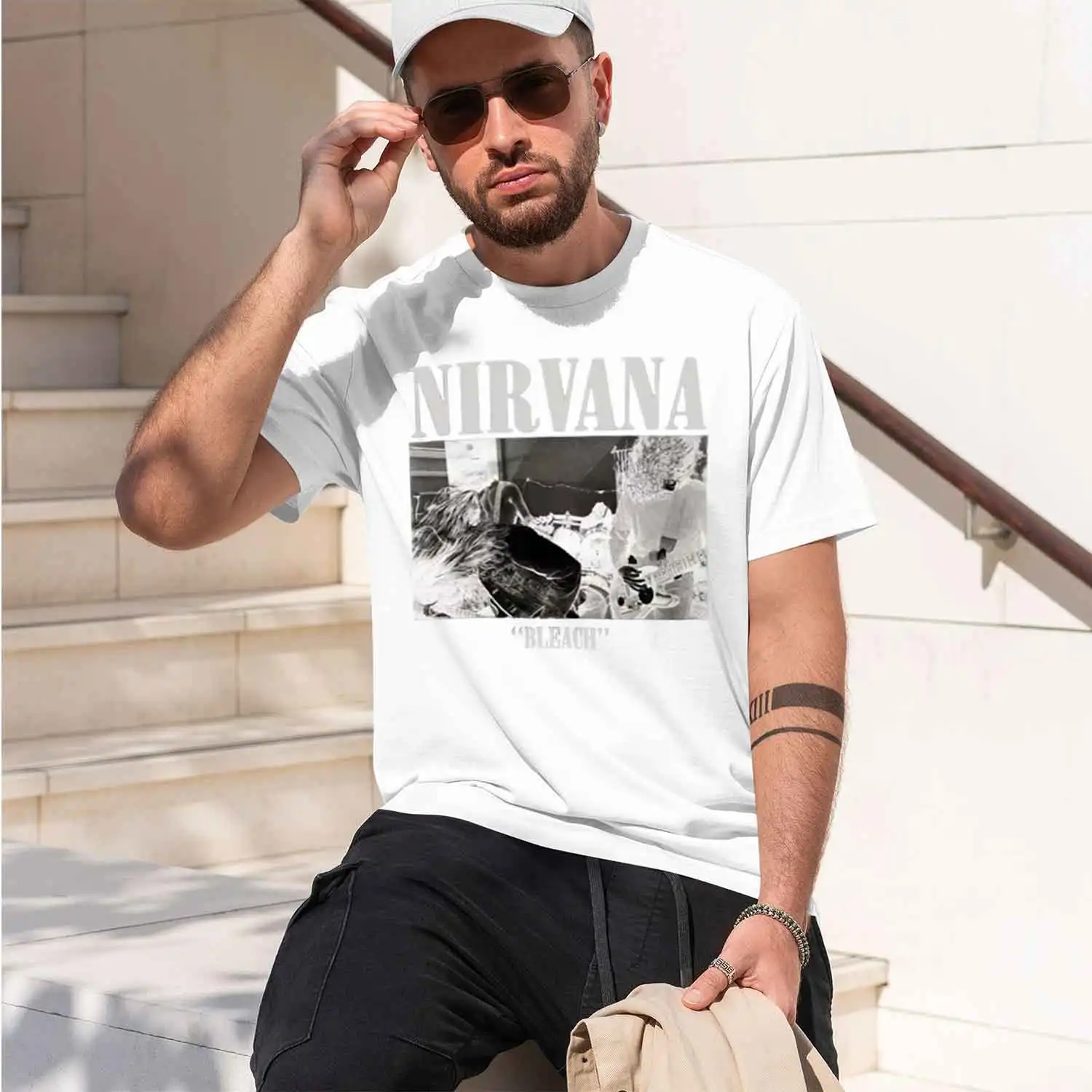 2026 New Model Rock Band Short Sleeve T-Shirt Punk Style Cotton Slim Fit th Summer Casual Tee for Men