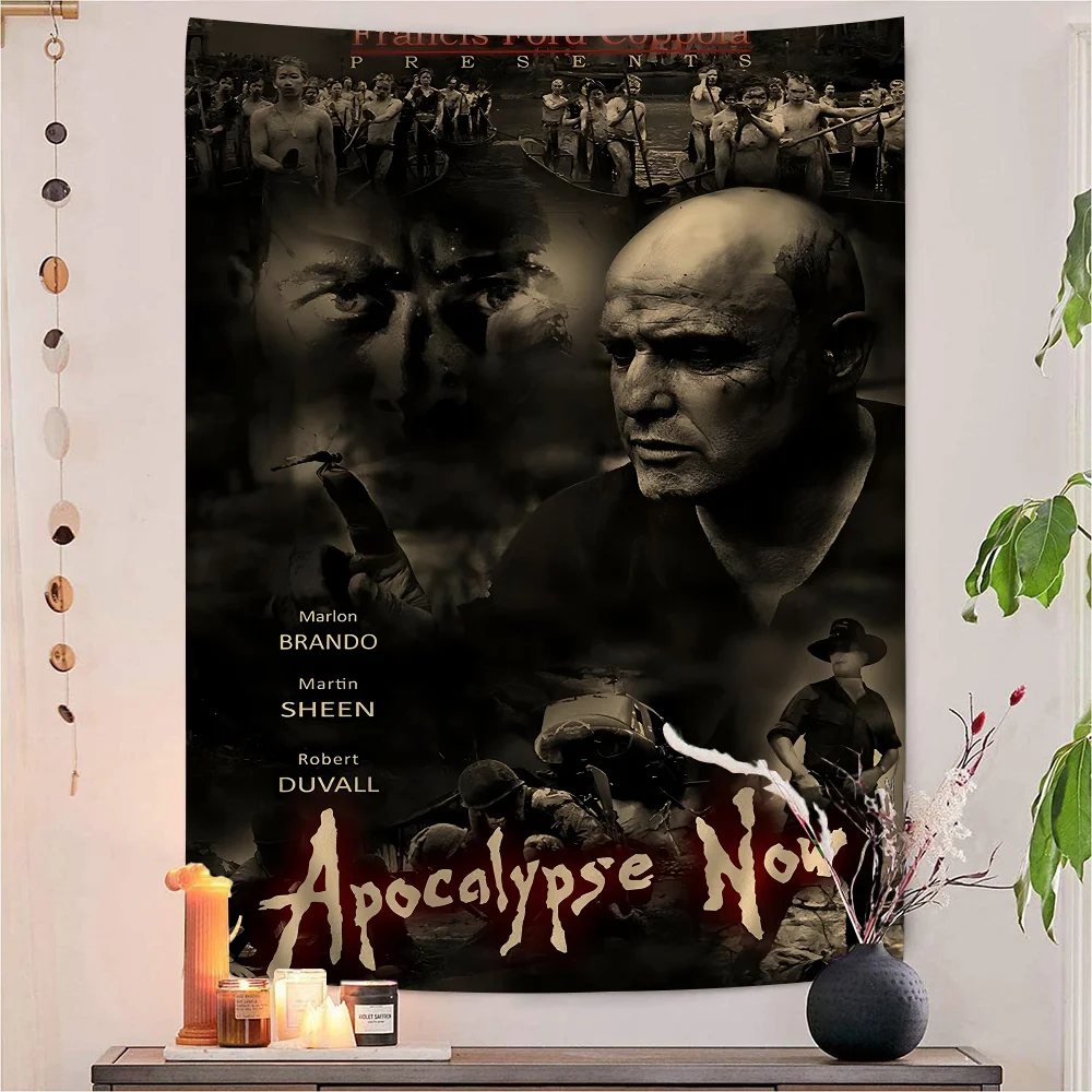 

Movie Apocalypse Now Wall Tapestry Hanging Tarot Hippie Wall Rugs Dorm Wall Hanging Sheets