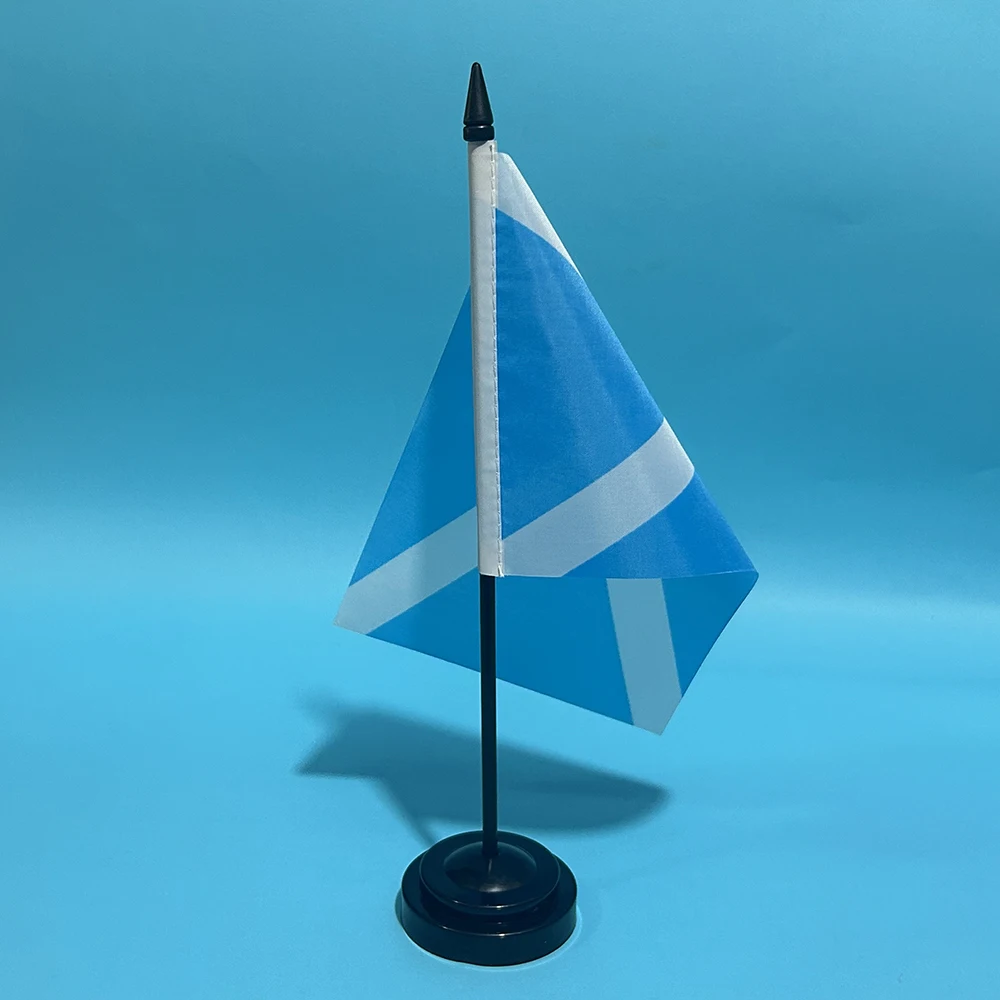 Bandera de escritorio Escocia Sky – Poliéster para oficina