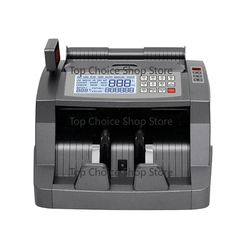 Automatic Money Counting Machine With UV MG IR Counterfeit Detection For Euro US Dollar Banknote