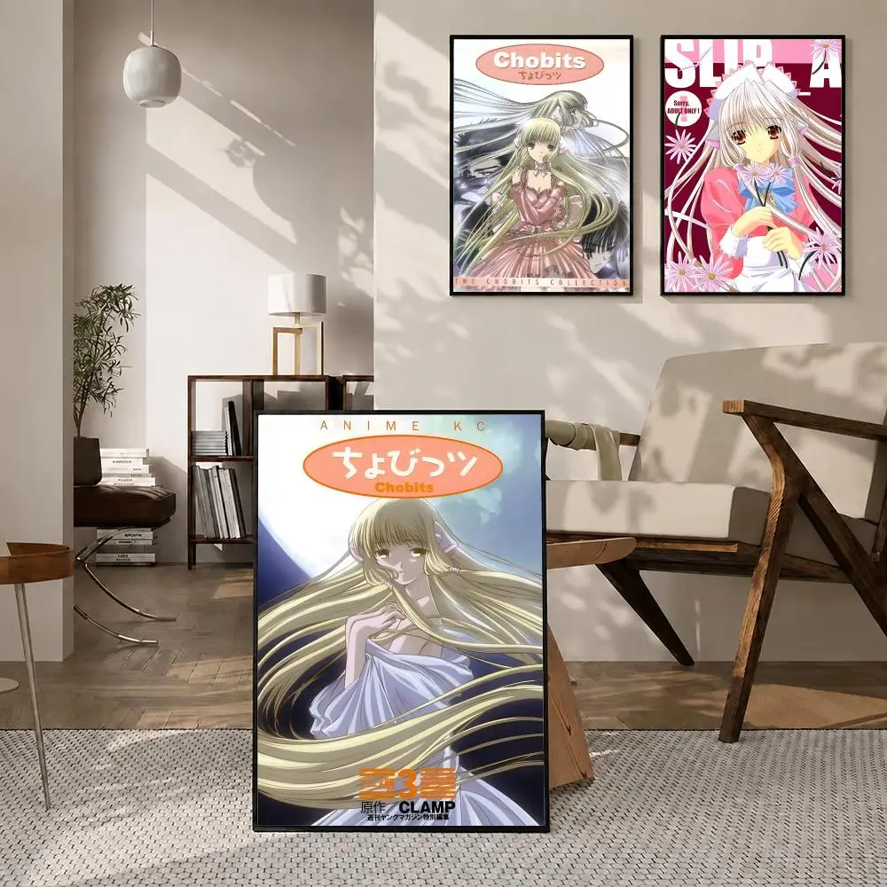 Anime Chobits Poster Poster Room Wall Art Decor Waterproof Stickers For Home Bar Bedroom Decoration