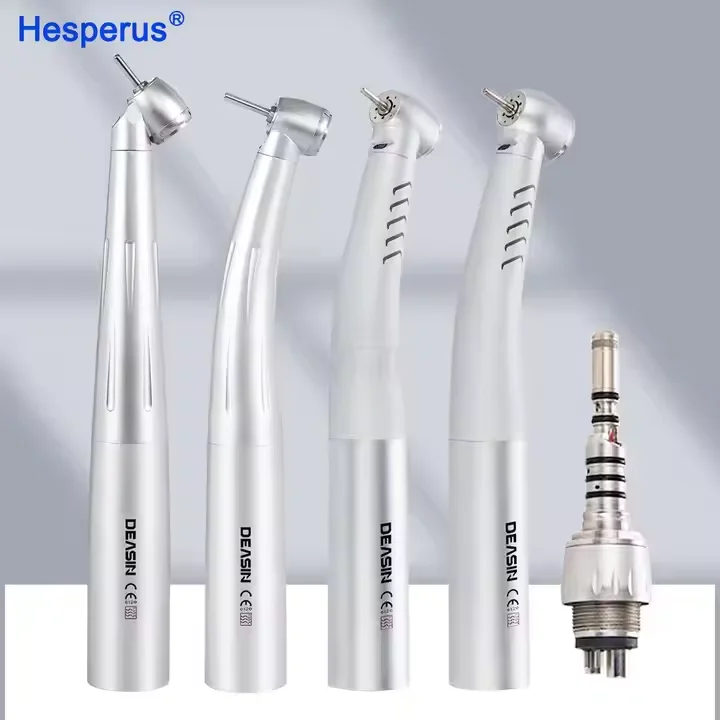 

Den tal high speed Hand Piece Led Light Turbine with ceramic Bearing turbina Den tal led Handpiece for Quick Coupling