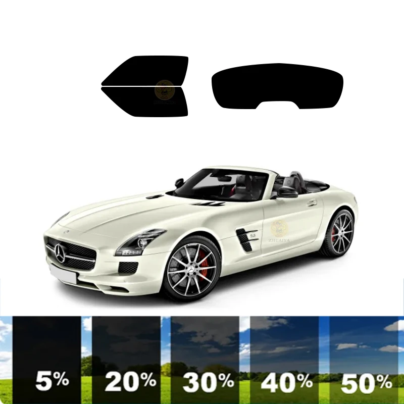 precut Removable Window Tint Film For Car 100% UVR Heat Insulation Carbon ﻿For MERCEDES-BENZ SLS CLASS SLS AMG 2010-2014