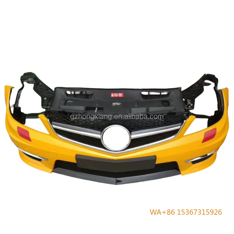

C-class Upgraded Front Surround For W204C63 Version 507 Front Bumper Assembly with Grille Grill Radiator