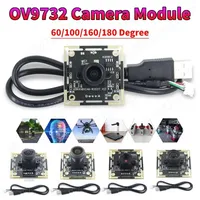 OV9732 Camera Module 60/100/160/180 Degrees 1MP 1280x720 USB Free Driver Manual Focus MJPG/YUY2 for Face Recognition Projects