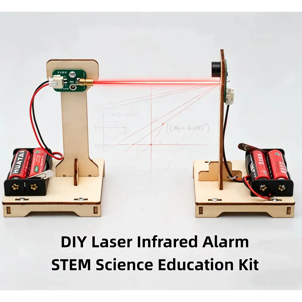 DIY Infrared Alarm Kit Physics Experiment Electronic Assembly Educational Model Logic Training Learning Hobby Gift image 6