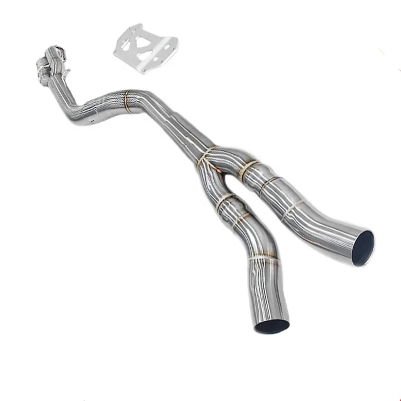 

High Quality Stainless Steel 3.5'' to 2.75'' Exhaust Midpipe for BMW M3 G80 M4 G82 S58 3.0t Single Midpipe for M3 M4 Vehicles