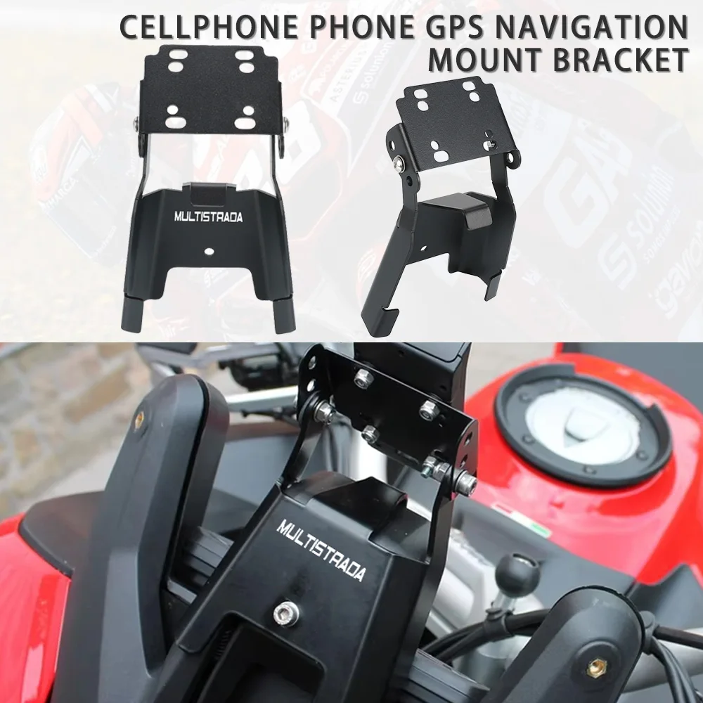 Supporto Per Navigatore GPS Per Moto Per DUCATI MULTISTRADA 1200S 1260 ENDURO MTS 1260 V2 V2s Supporto Per Smartphone Barra trasversale porta cellulare Supporto Per Navigatore GPS Per Moto Per DUCATI MULTISTRADA 1200S 1260 ENDURO MTS 1260 V2 V2s Supporto Per Smartphone Barra trasversale porta cellulare