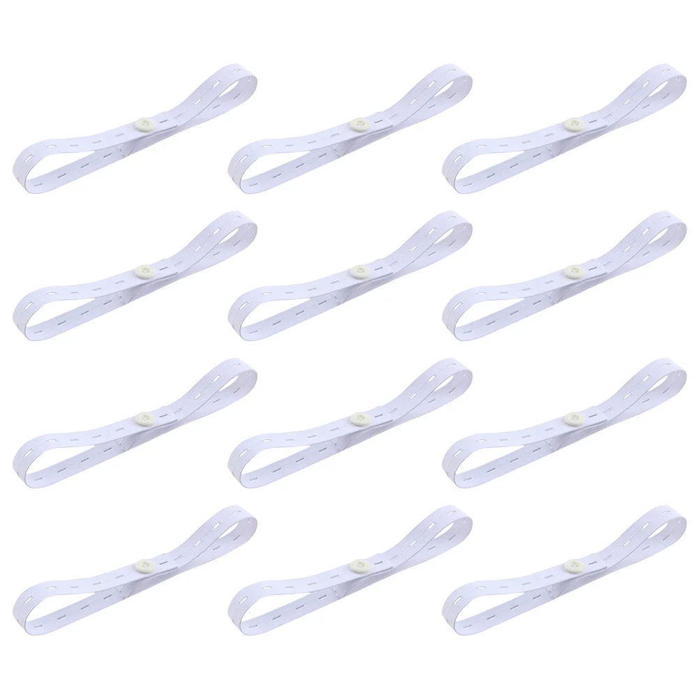 12 قطعة حزام حفاضات الرضع قابل للتعديل تصميم إبزيم عالي المرونة مريح ولا مزيد من الملابس المبللة