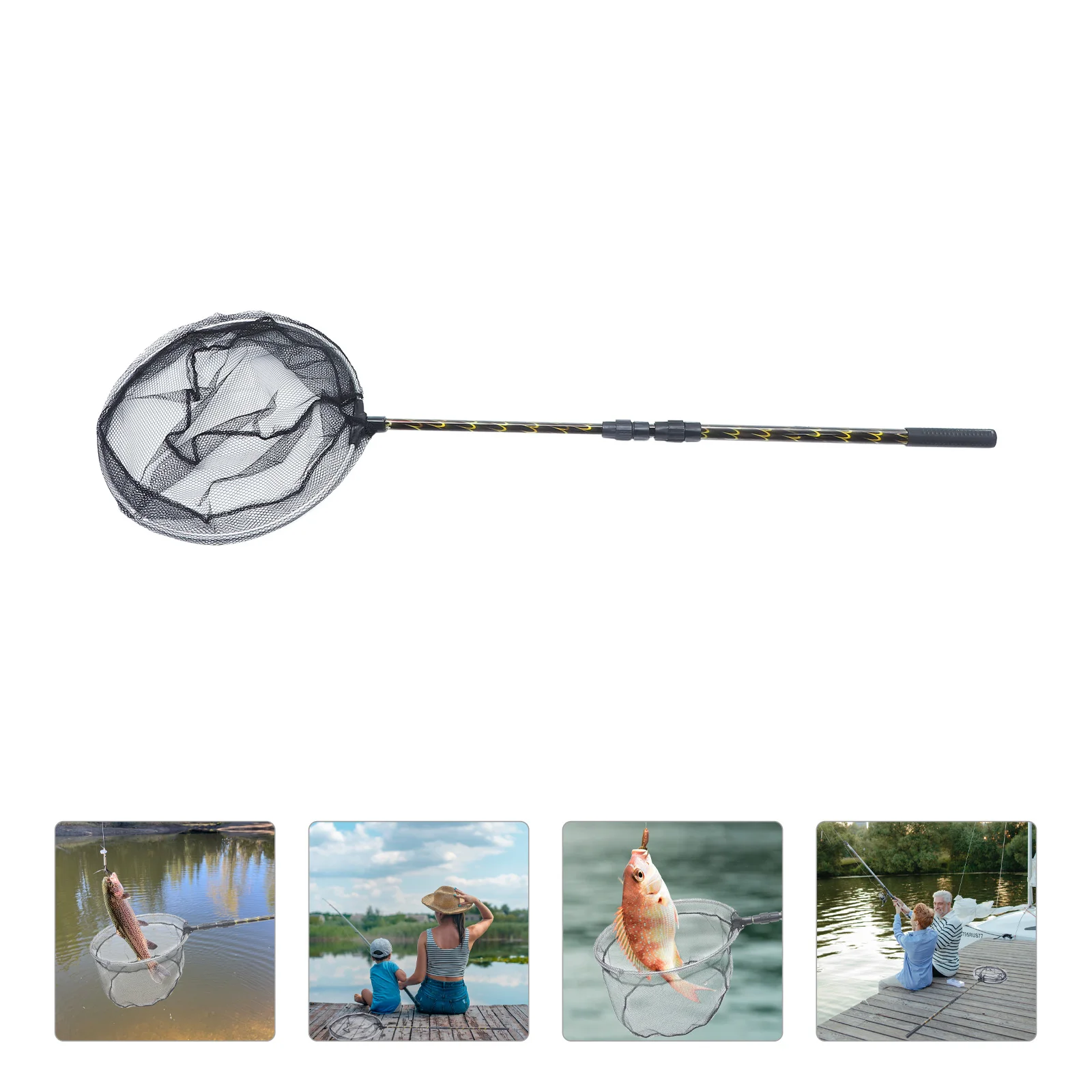 

Minnow Replaceable Fishing Net Telescopic Dip Fishnets Accessory Retractable Child