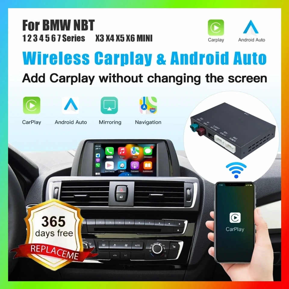 Wireless CarPlay Android Auto for BMW NBT MINI F56 X3 F25 X4 F26
