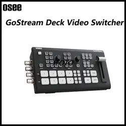 Osee GoStream Duet Multiple Camera SDI and HDMI-Compatible Live Stream Video Mixer Switcher with SD Record and NDI HX Supported