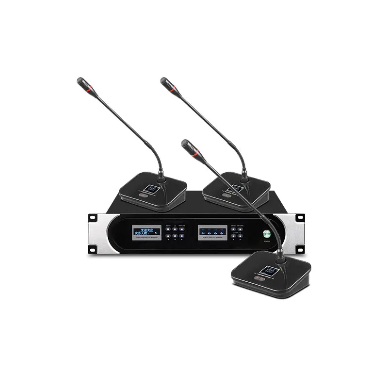 

New Digital Audio Conference System Professional Conference Equipment Meeting Chairman Mic Wireless Microphone system