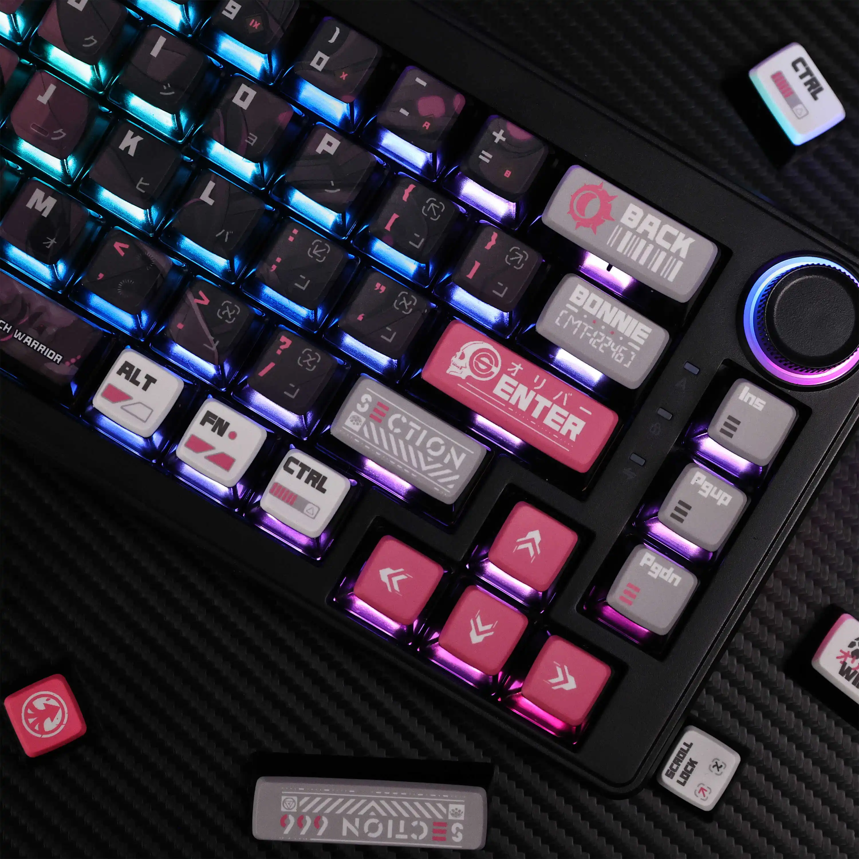 117 Tombol Dlive Anime Keycap ASA Profile Keycap PBT Dye-Sub Backlit Keycaps Kartun Key Caps untuk ANSI 61 68 87 104 108 Keyboard