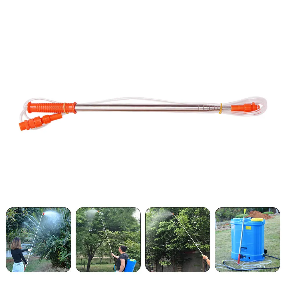

Extendable Stainless Steel Sprayer Pole Long Telescopic Garden Sprayer Extension for Electric Sprayers Fine Nozzle Design Easy