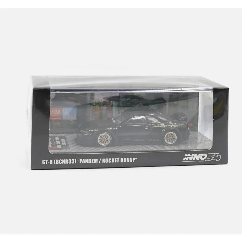 INNO64 1:64 Nissan GT-R (BCNR33) Pandem Rocket Bunny Diecast Car