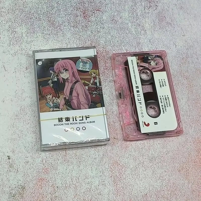 Anime BOCCHI THE ROCK Kita Ikuyo Music Tape Kessoku Banndo Album Cassettes Cosplay Recorder Walkman Car Soundtracks Box Gifts