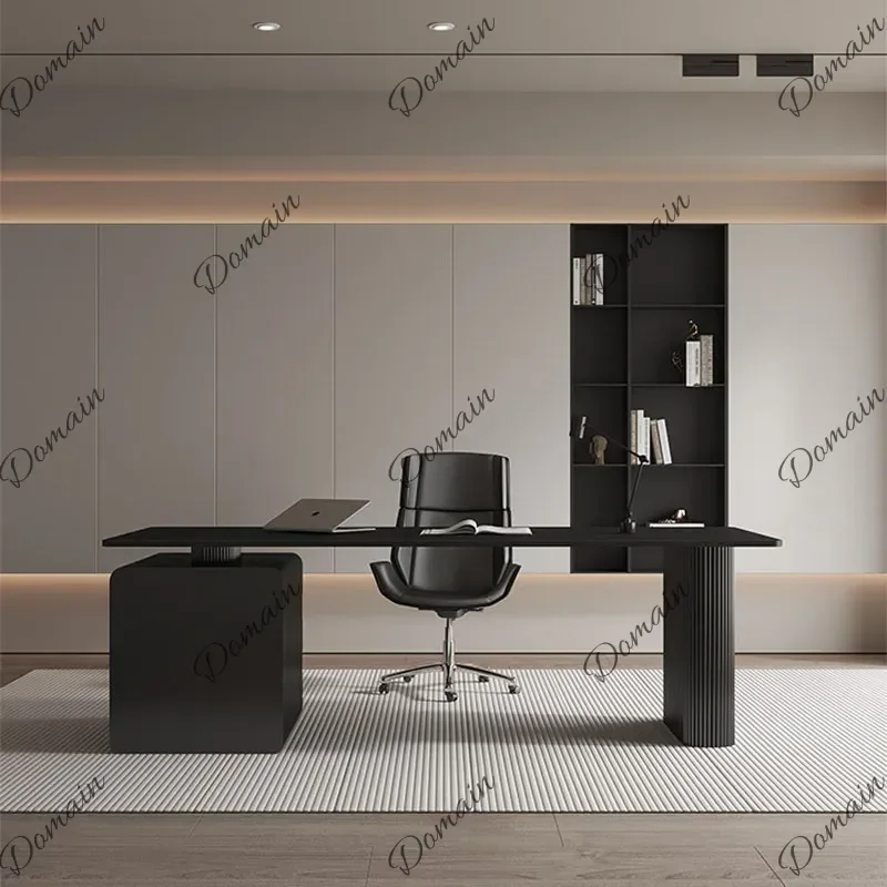 UYT  Modern Computer Office Desk Gaming Standing Decoration Luxury Reception Office Desk Decoration Drawer Scrivania Salon Furni