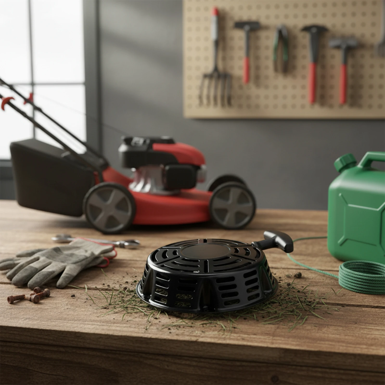 

Diameter About 200mm 14HP Starter Compatible Recoil Starter Assembly Enhanced Versatility Long-lasting Performance