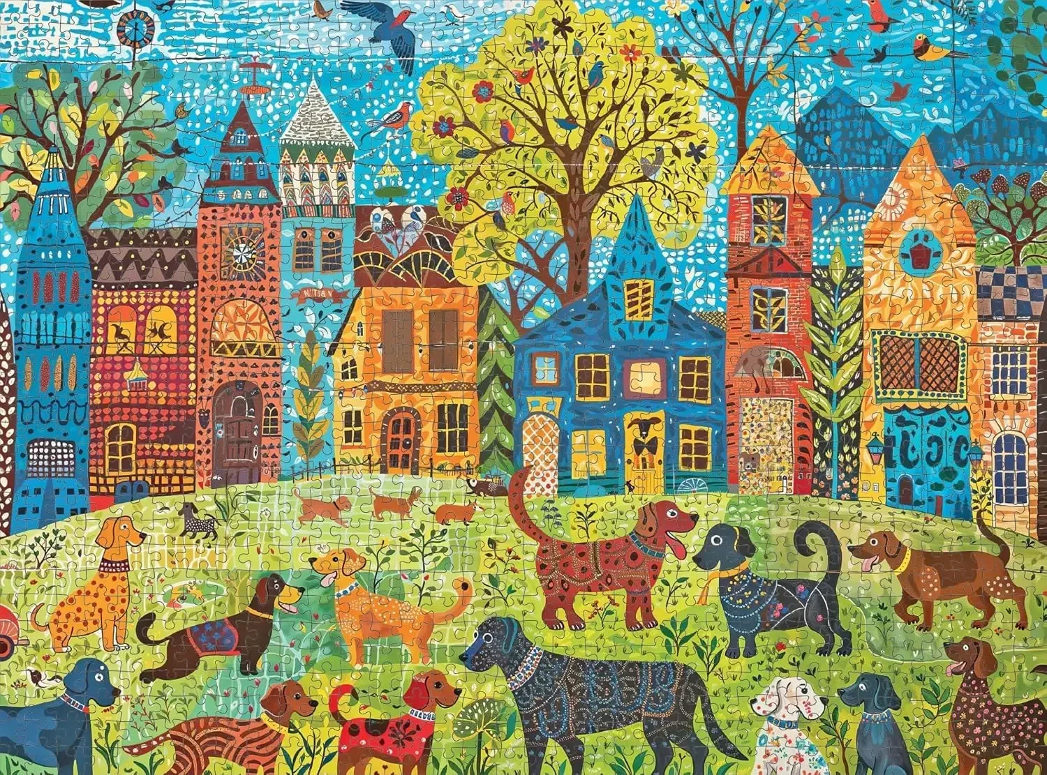 120/300/500/520/1000/1314 pièces Anime Zoo puzzle pour chambre salon salle de jeux fête vacances d'été cadeau parfait