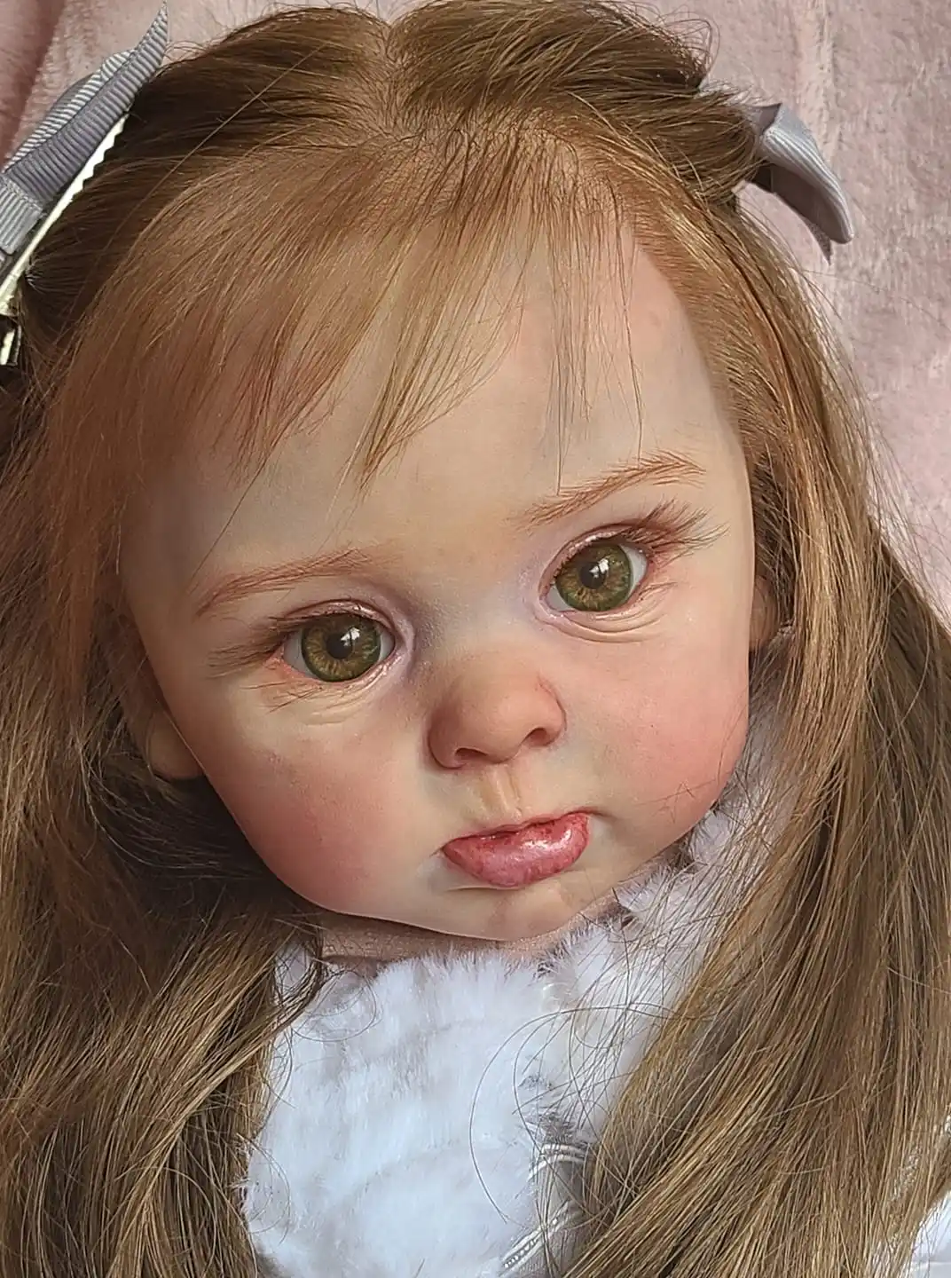 20-22Inch Adelaide Bebe Reborn Kits Painted By David Handmade Lifelike Newborn Bebe Kits Soft Vinyl Doll Kits