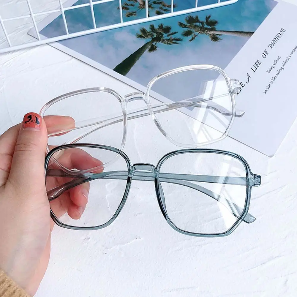 

Big Frame Computer Eyewear Clear Lens Anti Blue Light Glasses Anti Radiation Glasses Glasses Anti Radiation Women Eyeglasses