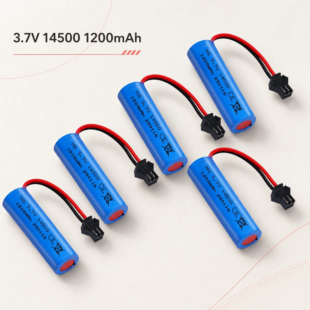 Replacement 14500 Li-ion Battery 3.7V 1200mAh with Charger SM-2P Plug for C2 D828 RC Stunt Dump Car Toy Parts