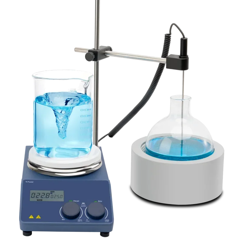 محرك مغناطيسي من سلسلة Laboao LMS-H280 مع سترة تسخين مختبر التحكم الرقمي LCD للبحث العلمي