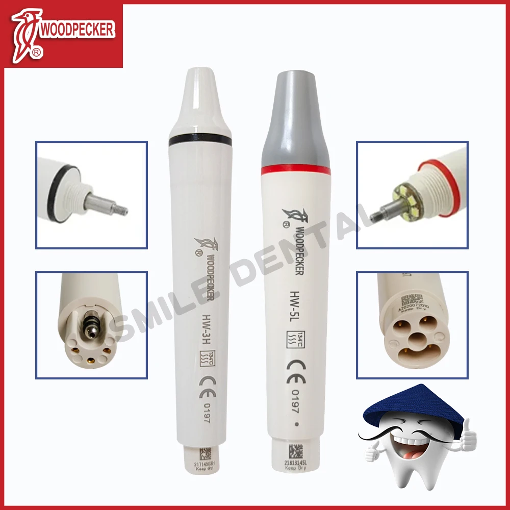 

Dental Ultrasonic Piezo Scaler Handpiece 135° Sterilized HW-3H/HW-5L Fit Woodpecker EMS Dentistry Tools