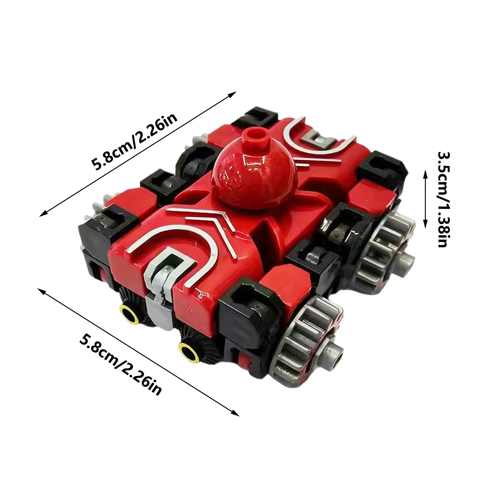 Spinner Fidget Toy Transformable Mechanical Spinner Fidget Gyroscope drôle Stocking Stuffers pour noël école voyage vacances