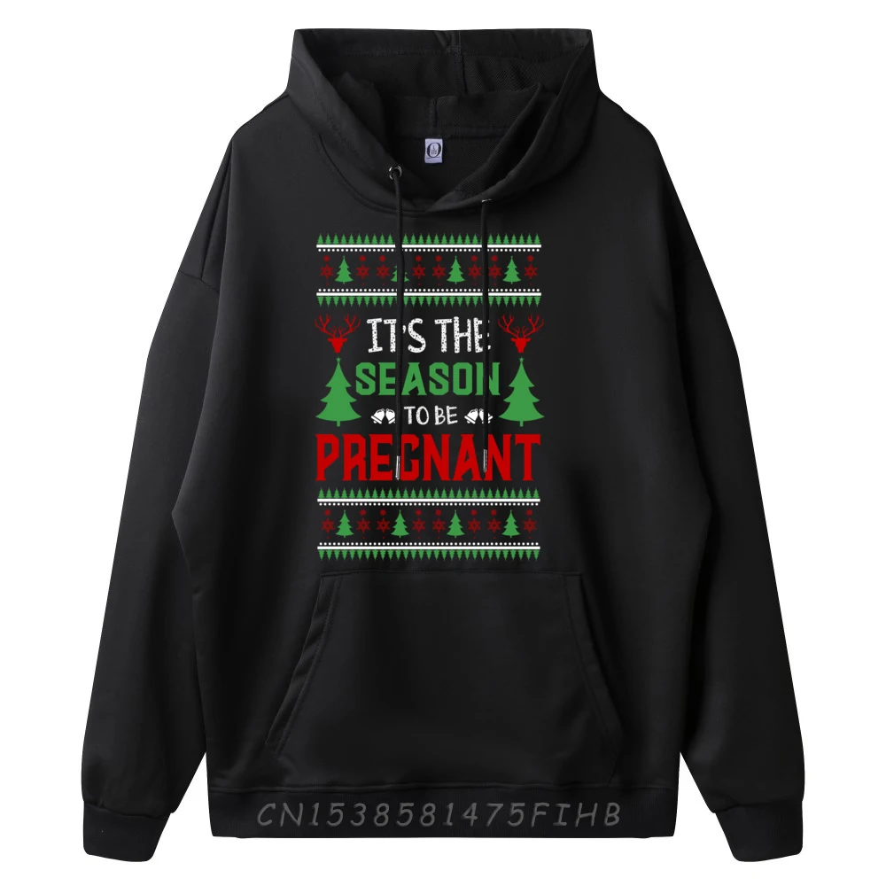 Cute Pregnancy Announcement Ugly Sweater Christmas Sarcastic Mens Designer Hoodies Youth Oversized Hoodies Oversize Long Sleeve