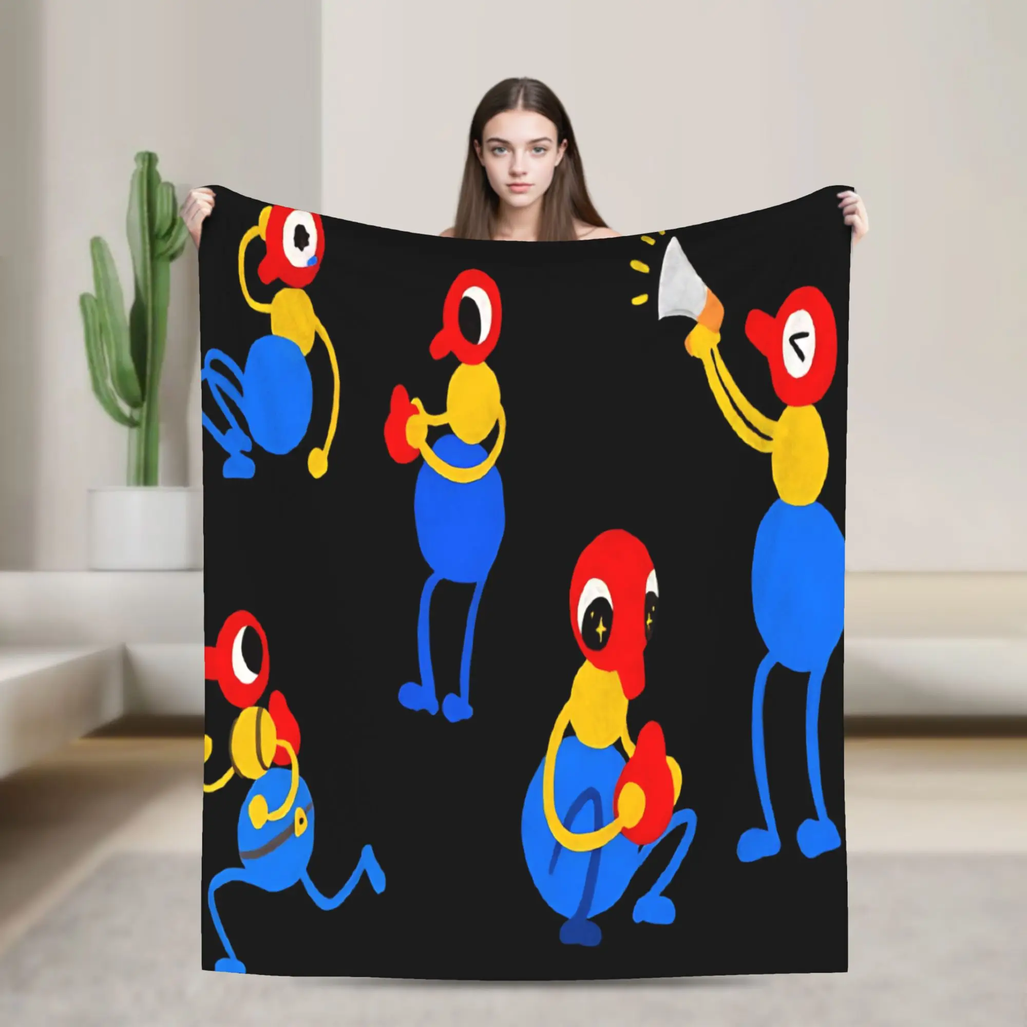Big Walk Games 2026 Stuff Blankets Lightweight Thin Velvet  Throw Blankets Relax Bedspread