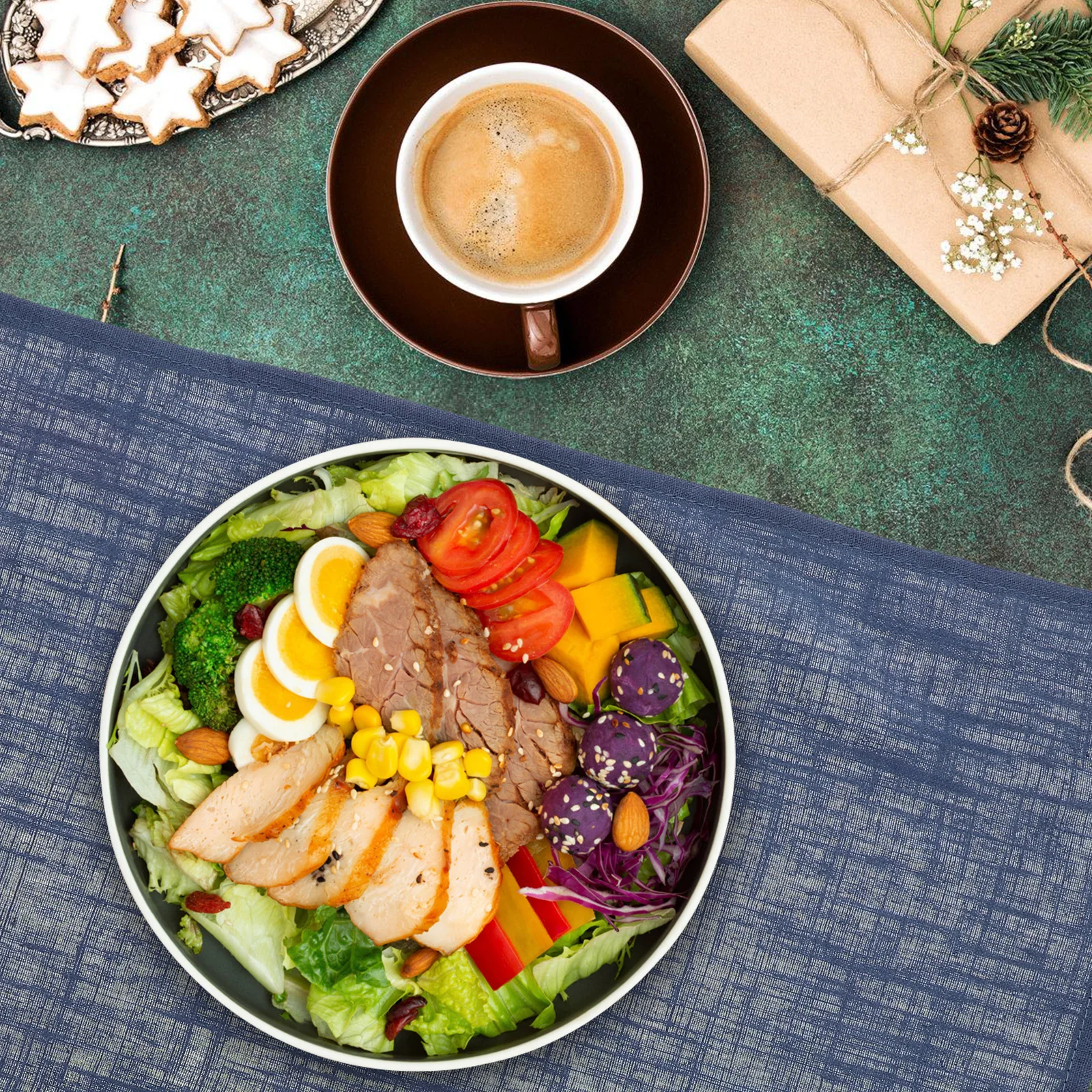 

Placemat For Non Slip Washable Heat Insulated Dining Table Outdoor Indoor Use Food Mat Bowl Protector Table