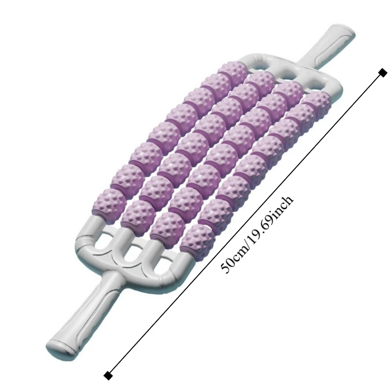 المحمولة ثلاثة صفوف منحني تدليك الأسطوانة اللياقة البدنية متعددة الوظائف اليوغا عصا تدليك الرياضة دائم فآسيا عصا الساعد