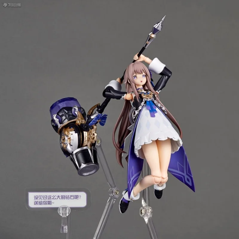 โHonkai Star Rail/miHoYoโ Herta Movable Action Figure Cute Kawaii Origina KAIYODO Anime Statue Model Doll Collectible Toy Gifts