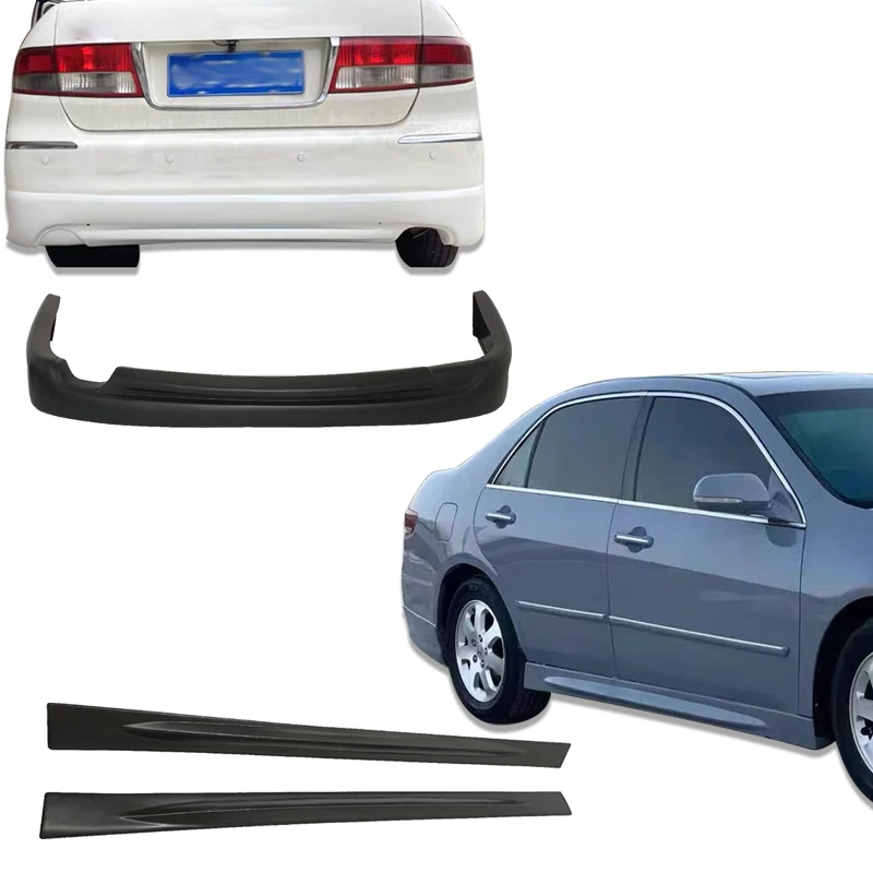 

For Honda Accord 2003 2004 2005 2006 2007 Rear Lip Side Skirts Diffuser Lip Car Body Kits ABS Material Exterior Parts