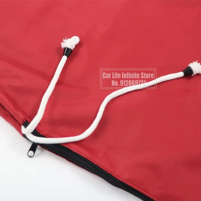 420D 6-225HP Boat Outboard Full Engine Cover Protection Waterproof Sunshade Dust-proof For 6-225HP Motor Red