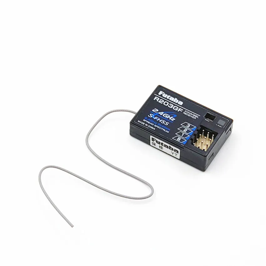 

Futaba R203GF 2.4G 3-Channels S-FHSS Mirco Receiver For 4PL 4PLS 3PRKA 3PV 4PV 4PM 7PX Remote Control Model Rc Car Accessories