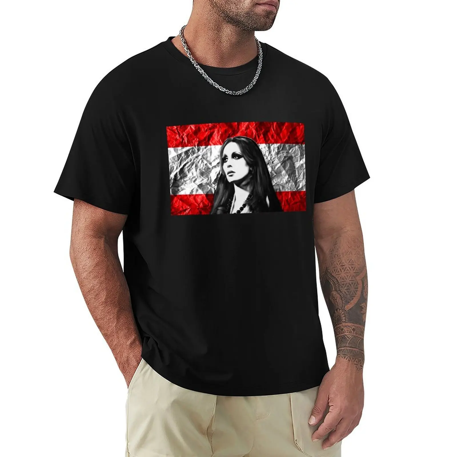 Fairuz lebanon T-Shirt t shirt man designer T-Shirt