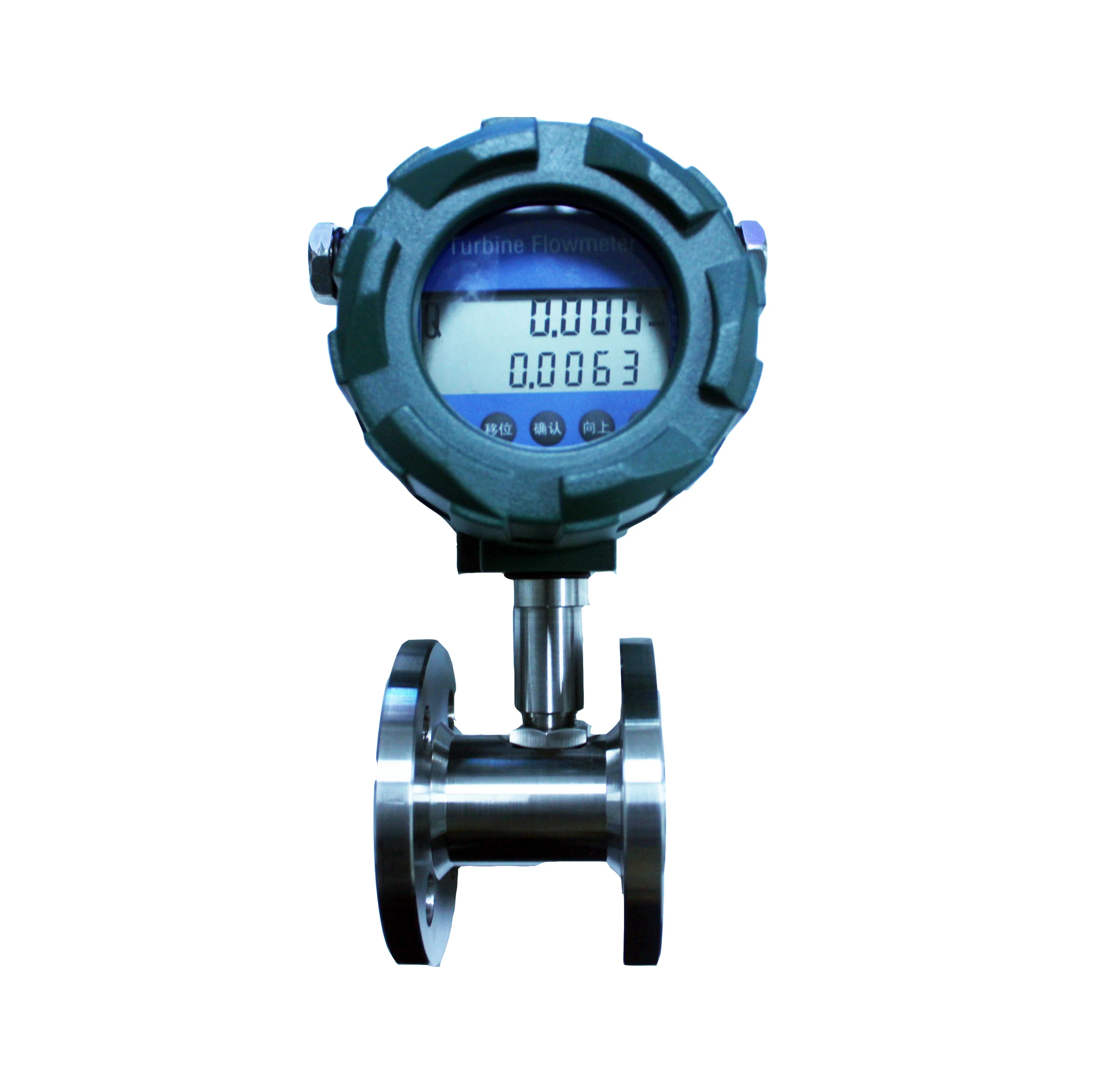 Liquid turbine flow meter DN10 flow meter with RS485 and current output