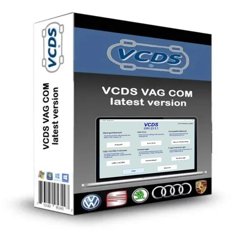 UPDATE SOFTWARE VAG-COM OBD2-scanner HEX V2 USB-interface VOOR V/W AU/DI Sko/da Onbeperkt VINs Atmega162 Meertalige VCCDS 25.3