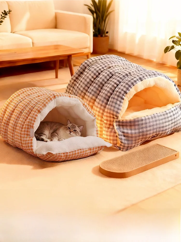 

Detachable Waable Thiened Closed Se Dog House All Season Pet Supplies Warm Home for Medium And Large s And Dogs