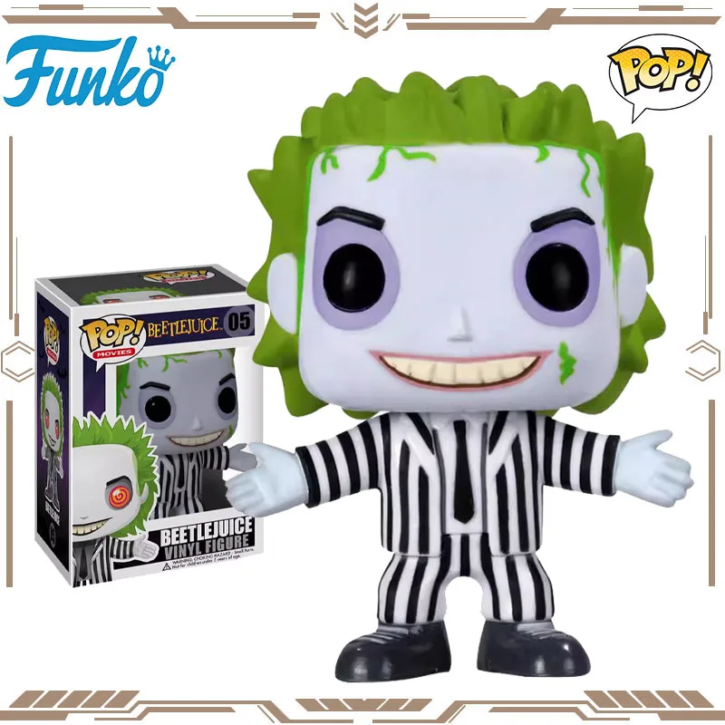 Funko POP Original figura de vinilo Beetlejuice 05 figuras de acción de juguete para niños niñas regalo adornos de modelos coleccionables