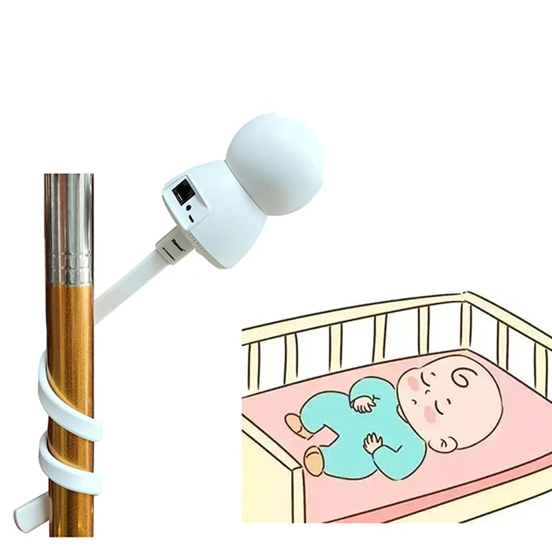 Camera Punch-free Bracket Multi-function Crib Winding Stand For Baby Monitor Mount On Bed Cradle Adjustable