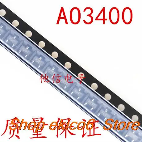 20pieces Original stock  AO3400 A09T AO9T SOT-23 MOS