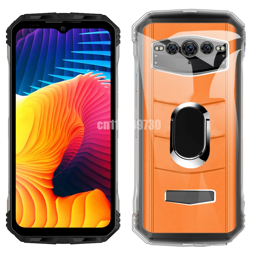 For DOOGEE V30 S100 Case Ring Holder Soft TPU Kickstand Shockproof Cover For DOOGEE V30 Couqe Funda