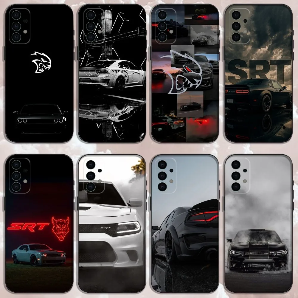 

D-Dodge Car Challenger S-Srt4 Phone Case For Samsung Galaxy A13,A21s,A22,A31,A32,A52,A53,A71,A80,Soft Black Shell