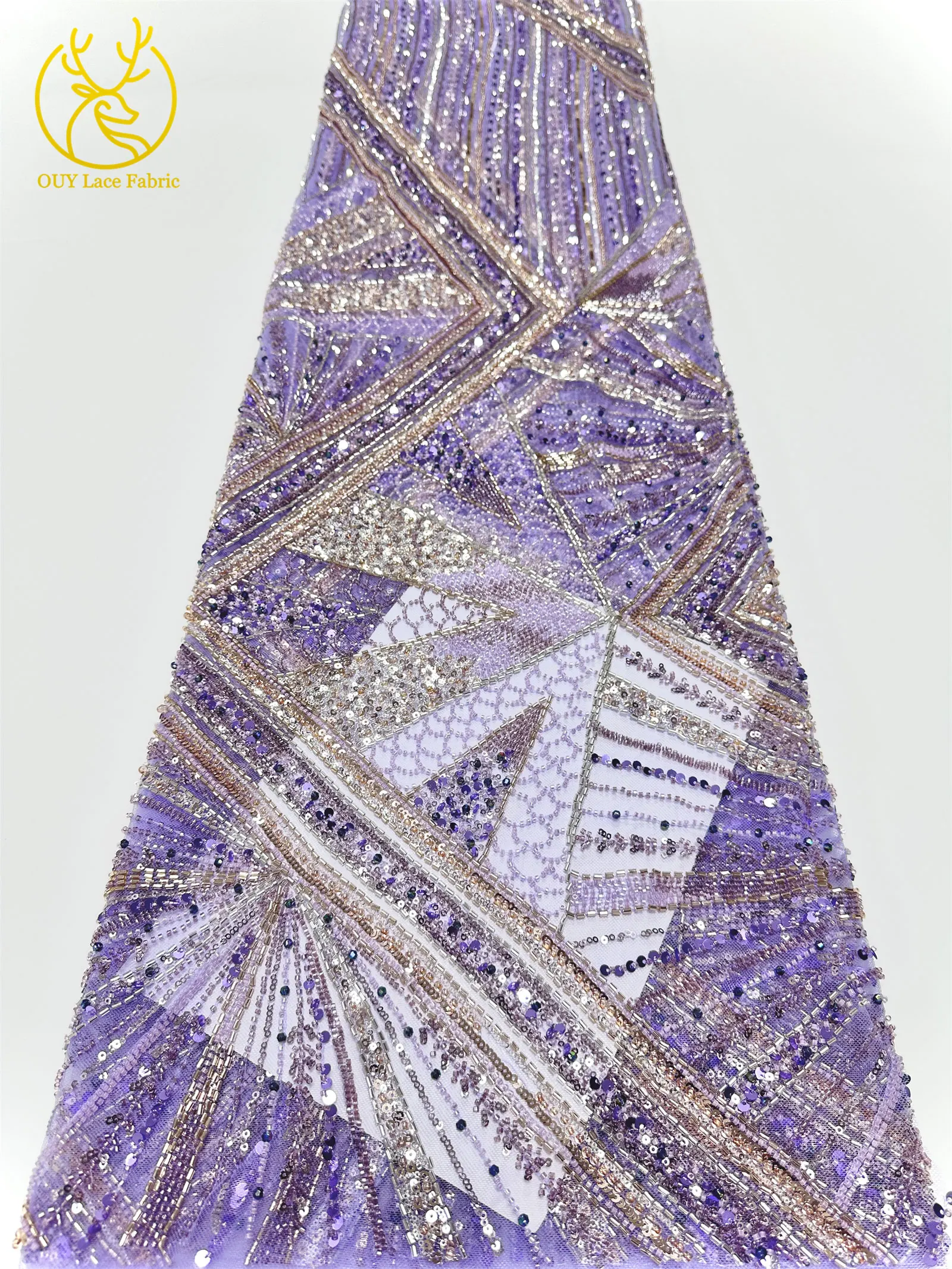 أحدث الترتر الأفريقي مطرز أقمشة الدانتيل 2025 جودة عالية الفرنسية الملونة حجر تول أقمشة الدانتيل للنساء فستان الحفلات الخياطة