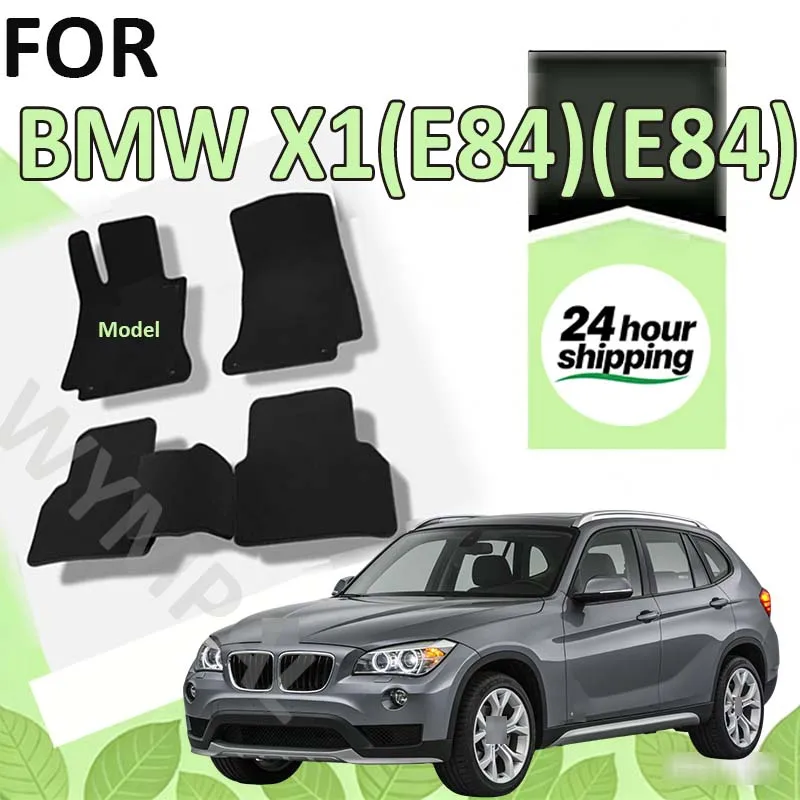

Nylon Suede "Car Floor Mats Carpet Rugs Compatible With For BMW X1(E84)(E84)2009-2015 Anti-slip Stylish Odorless Flame